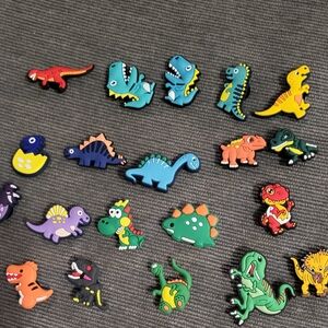 NIB Dinosaur Shoe Charms